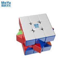 Oostifun MoYu WRM V10 3x3 Twisty Puzzle Cube 3x3x3 Cube Brain Teaser Cube Class Teaching Toy Sticker (20 m Ball Core Spring Magic Cloth Version)