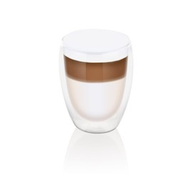 ETA Double Walled Latte Macchiato Glasses 350ml Pack of 2 Hot & Cold Drinks Coffee Glasses Ristretto Borosilicate Glass