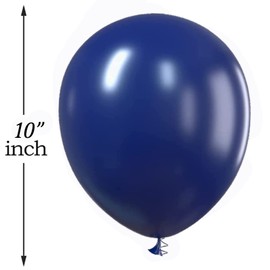 Navy Blue Balloons Pack 10 Inch 50pcs Dark Blue Balloons Party Balloons for Night Blue Birthday Bridal Shower Baby Shower Wedding Party Decorations
