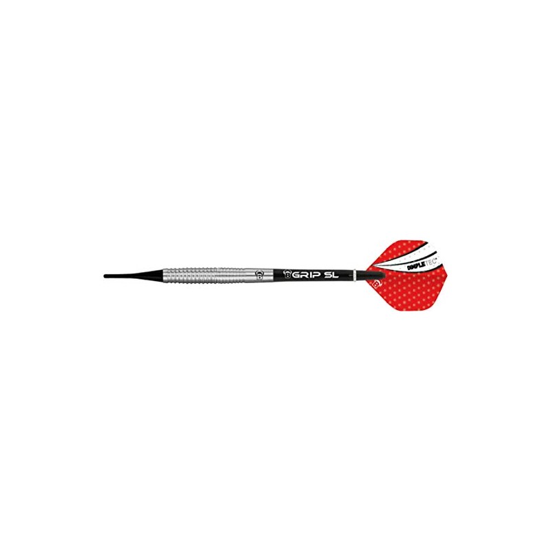 Bull's Dot D1 Soft Dart – Silver/Black, 18 g