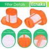 4 Pack HHVKF10 Dust-buster Filter Replacement Compatible with BLACK And