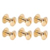200 Sets Book Binding Screw Uniform Coating Curved Surfaces Brass