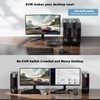 DP KVM Switch 2 Computer 1 Monitor, 8K@60Hz/4K@240Hz Displayport KVM