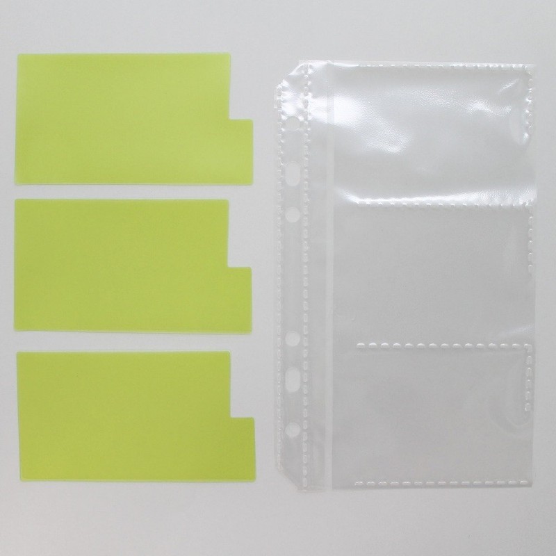 Sekisei C-60-00 The Card System Card Holder Replaceable Refill Pocket