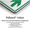 V Safety Security Point 6-3D Corridor Sign 340 x 300