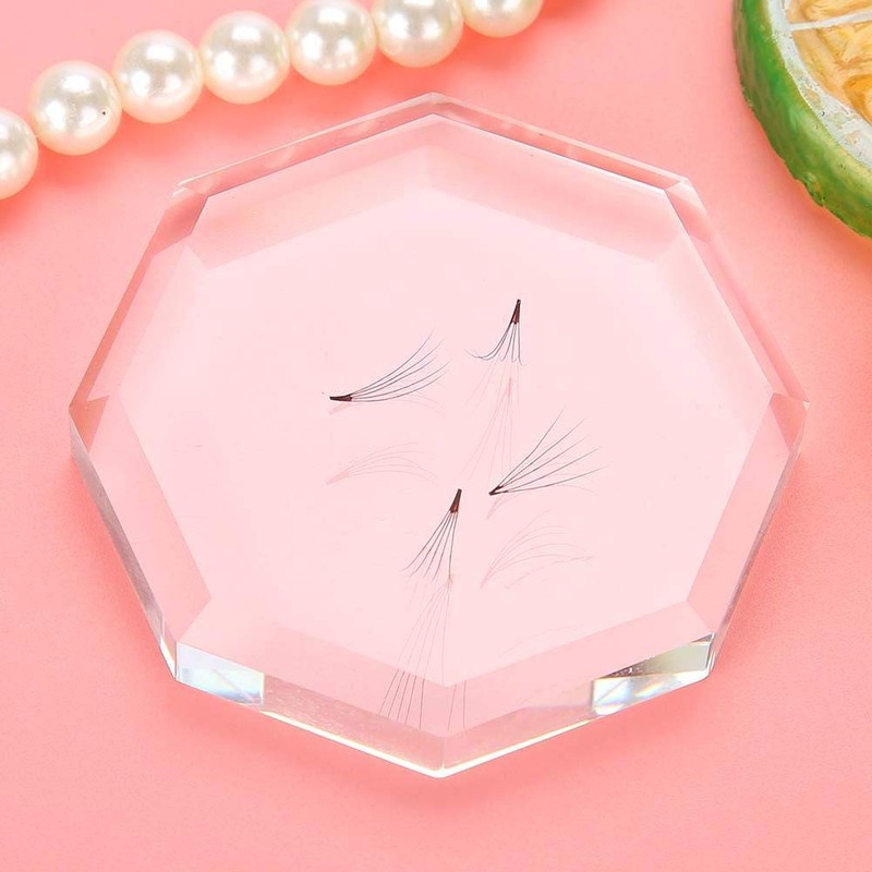 Eyelash Glue Holder, Glass Eyelash Extension Glue Holder Eyelashes Gropper