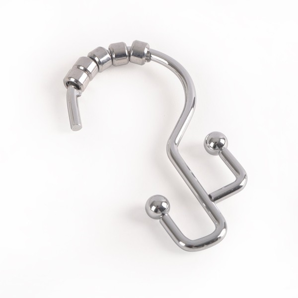 Utopia Alley Shower Hooks - Double Shower Curtain Rings for
