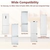 4-PACK Integrated Fridge Door Brackets,SHUOMAO Integrated Freezer Fridge Door Mounting