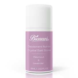 Bussani Crystal Salt Stone Deodorant Roll-On for Women | Perfect for Sensitive Skin | Won’t Stain Clothes | Ideal for Active Women | Long-Lasting & Gentle Protection | No Harmful Chemicals