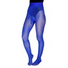 Medias pantymedias/brillantes para mujer y hombre, Azul, One Size