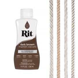 Rit Dye Liquid Sampler Kit- Wide Selection of Colors and Rope Samples