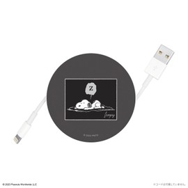 Gourmandise SNG-775BK Peanuts Cord Reel Case, Black