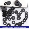 100pcs Rubber Tap Washers for Plumbing, 4 Sizes O Rings