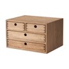 Kirigen Wood Desktop Storage Cabinet/Workspace Document Office necessity Organizer with