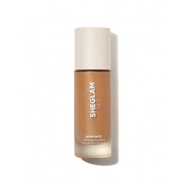SHEGLAM Skinfinite Hydrating Foundation Flawless Dewy Foundation Hydrating Coverage Invisible Pore Concealer Pore-less Non-Greasy Lightweight Natural Soft Liquid Foundation-Cashew