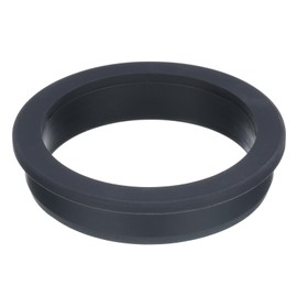 sourcing map T Type Rubber Grommet Mount Dia 78.6mm ID 68mm Seal Protection Flexible Hole Plugs for Cable Pipe Black