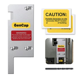 GenCap Generator Interlock Kit Compatible with Square D Vertical Main 150 or 200 amp Breaker, for Safe Usage of Portable Power During Outage