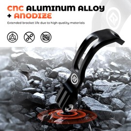 ROCKBROS Bicycle Light Bracket Front Fork Bike Front Light Holder Extension for Folding Bikes, Brompton Bicycle Accessories