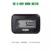YOOREAL DC5-60V Digital Hour Meter of Lawn Mower Tractor Snow