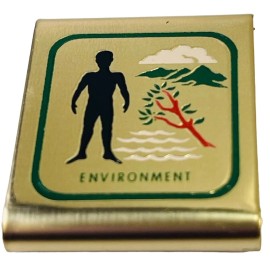 BSA ENVIRONMENT METAL BELT SLIDE MERIT CLIP BOY SCOUTS OF AMERICA VINTAGE
