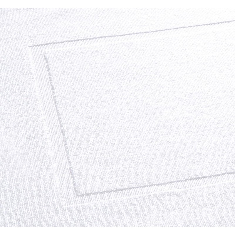 texpot Bath Mat 50 x 70 cm White with Frame