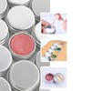 12 pcs Aluminium Empty Containers, 5ml Aluminium Tins Jars, Lip