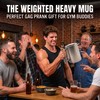 Heavy Mug, Stainless Steel Weighted Mug Dumbbell Cup