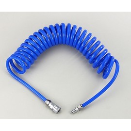 Coiled 3/8 X 25' Polyurethane Air Compressor Coil Hose Recoil New