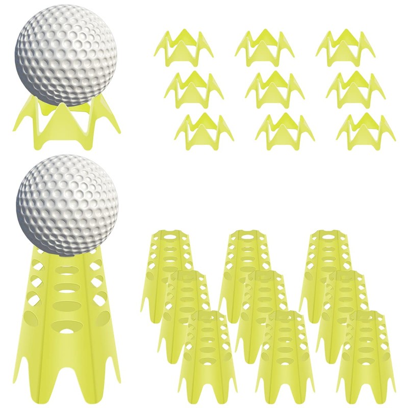 20Pcs Plastic Golf Tees Lightweight Golf Simulator Tees Portable Golf