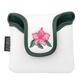 SHABIER Golf Large Mallet Putter Headcover with Flower Design for Golf Putter Club