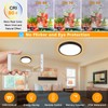 Unicozin Dimmable LED Flush Mount Ceiling Light with Remote Control,