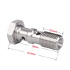 Podavelle M10x1.0 Metric Stainless Steel Double Banjo Bolt Brake Fitting