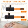 Lights Mountain Wrist Cuffs Weight Lifting Straps – Heavy-Duty Cable