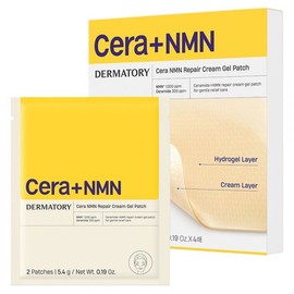 The Matory Dermatory Cera Plus N&M Repair Cream Gel Patch 4p 21.6g 1 piece 21.6g x 1 piece / 더마토리 세라플러스 엔엠엔 리페어 크림 겔 패치 4p 21.6g 1개 21.6g x 1개