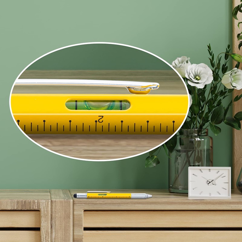 4 Pieces Multitool Pen with Extra Refill, 6-in-1 Tool with