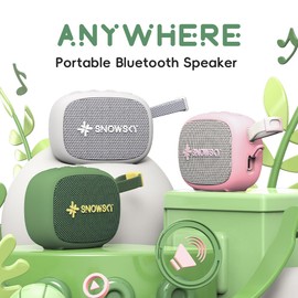 FiiO/Snowsky Anywhere Portable Bluetooth Speaker withIPX6 Waterproof, 21H Playtime, Wireless Stereo Pairing, HiFi Sound, Bluetooth 5.4, Bassup for Camping, Hiking, Outdoor,Travel,Home (Olive Green)