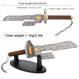 Bowen Toji Fushiguro Inverted Spear of Heaven 1:1 Replica - 21" Stainless Steel JJK Toji Sword Cosplay Weapon Anime Prop Collection Gift