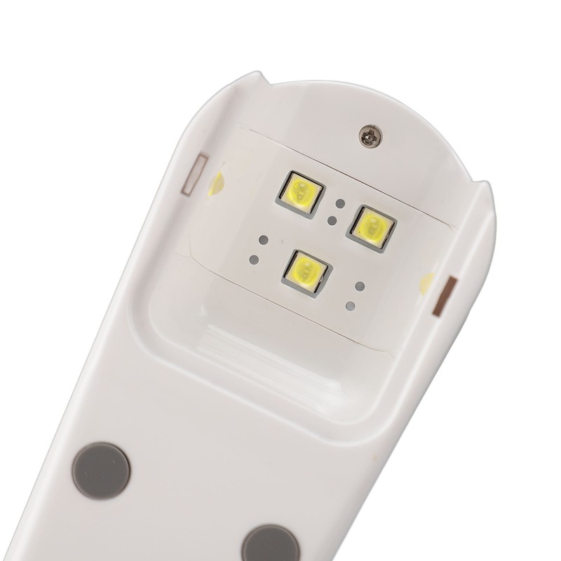 8W Handheld Nail Lamp Dual 365+405nm Ultraviolet Nail Dryer 2000mAh