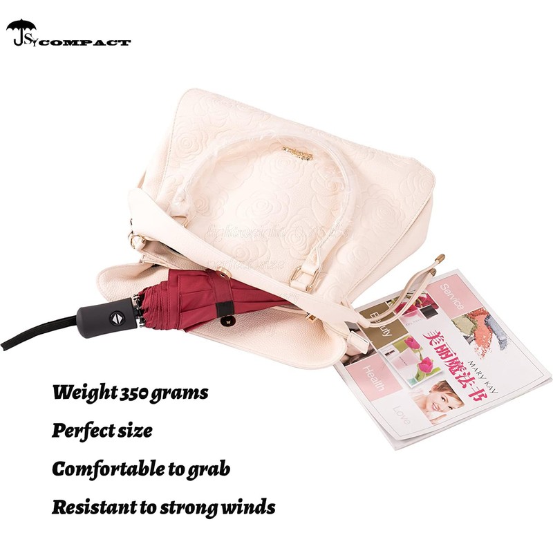 SY COMPACT Travel Umbrella Windproof umbrella for women red umbrellas