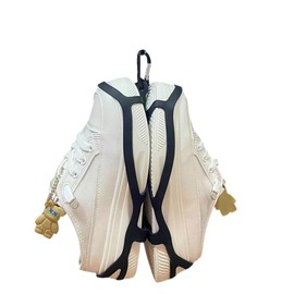 Footwear Clip Sports and Outdoor Climbing Trip, Hang Extra Shoes Cleats Boots or Gear on Your Bag (Black)