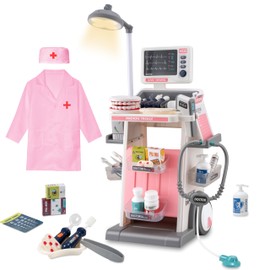 STEM Doctor Playset Doctor Kit for Toddlers 3-5 with Sound and Light Effects, Edical, Doctor Kit for Kids - Gifts of Educational Toys to Stimulate Children's Imagination
