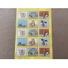 Curious George Stickers~Sheet Is 11” X 7 1/2” ~Includes 15