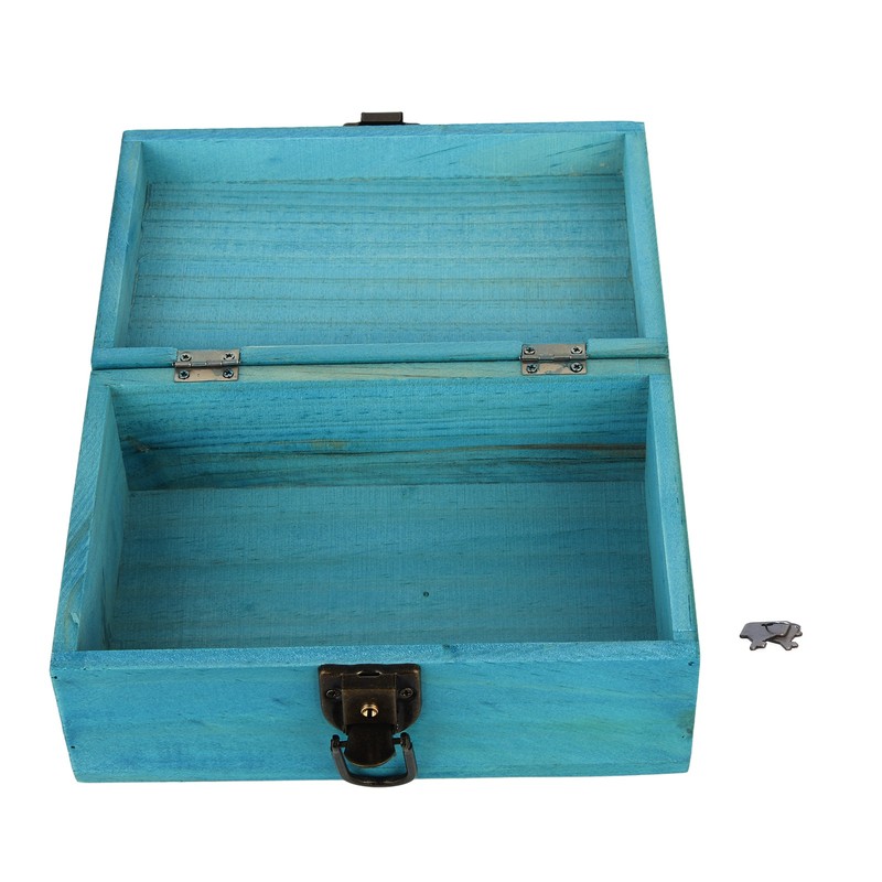 Wooden Storage Box Retro Decorative Jewelry Box Desktop Sundries Organizer