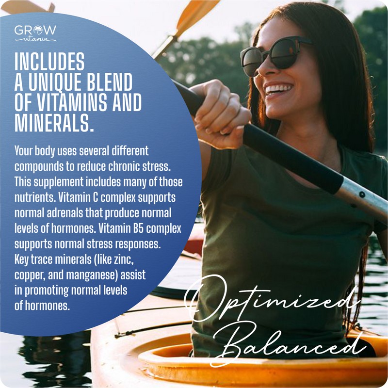 Dr. Berg’s Adrenal Stress Advanced Formula - Reduce Stress &