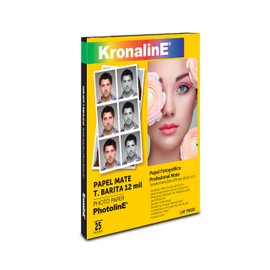 Papel Fotográfico Mate Tipo Barita 12 Mil (Paquete Con 25 Hojas Tamaño Carta)