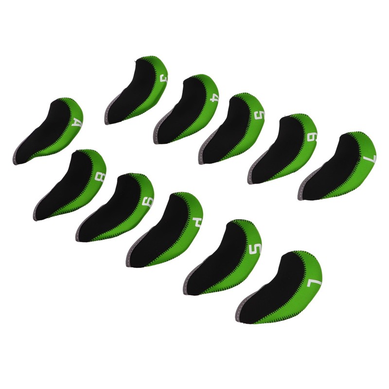 11Pcs/Set Number Golf Iron Headcover Neoprene Golf Club Iron Head