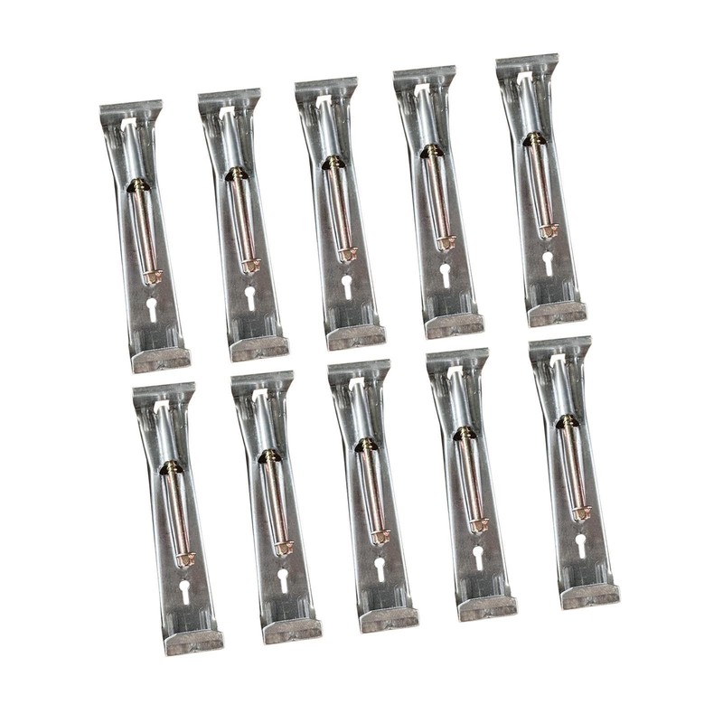 Folpus 10Pcs Gutter Hangers 5 inch Easy Install Accessories Heavy