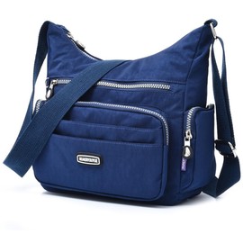 WETURAST Crossbody Bag for Women with RFID Purses Multi Pocket Shoulder Bag Waterproof Purses and Handbags Pocketbooks