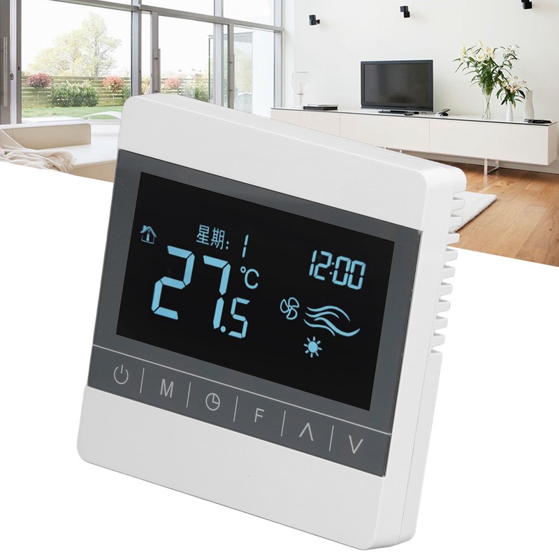 Household Thermostat Electric Heating Thermostat Intelligent Temperature Control Panel AC220V