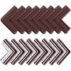 Protector De Bordes Y Esquinas Antibebe 16 Piezas Marron